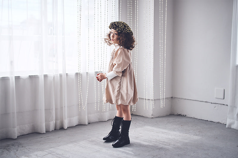 pompadour dress 2 beige