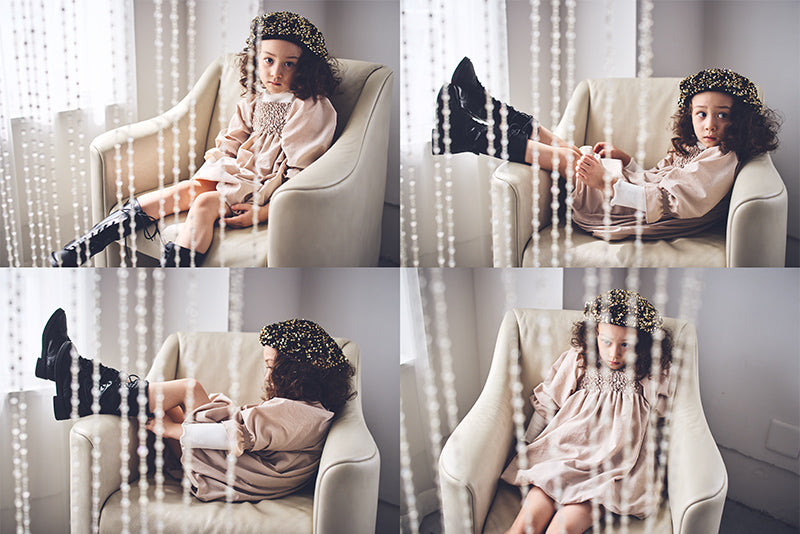 pompadour dress 2 beige