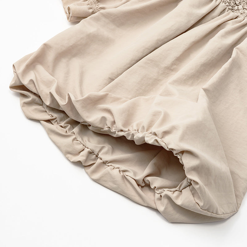 pompadour dress 2 beige