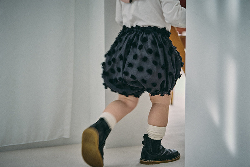 bloomers pompom black