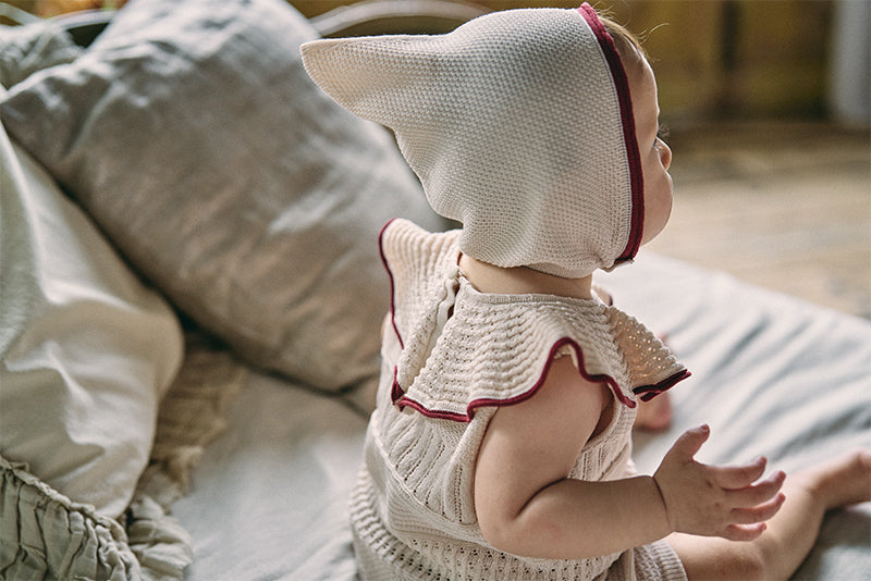 knit bonnet mini beni