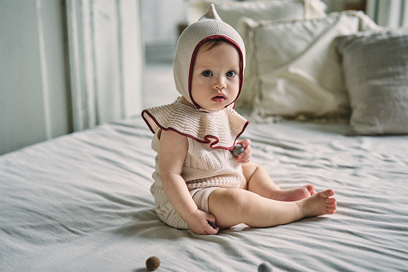 knit bonnet mini beni