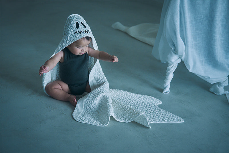 hooded towel ghost