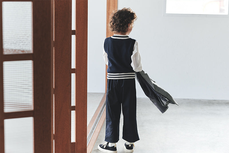 slacks 3 swanky navy 70-90cm