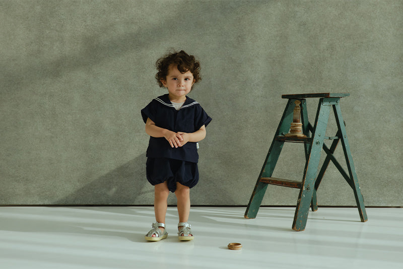 paddle rompers 2 navy