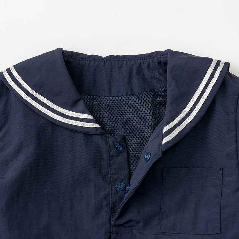 paddle rompers 2 navy