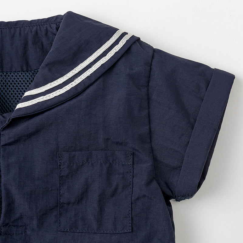 paddle rompers 2 navy