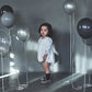 pompadour rompers 4 leaf white