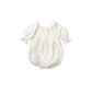 pompadour rompers 4 leaf white