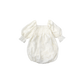 pompadour rompers 4 leaf white