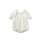 pompadour rompers 4 leaf white