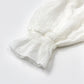 pompadour rompers 4 leaf white