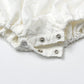 pompadour rompers 4 leaf white