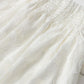 pompadour rompers 4 leaf white