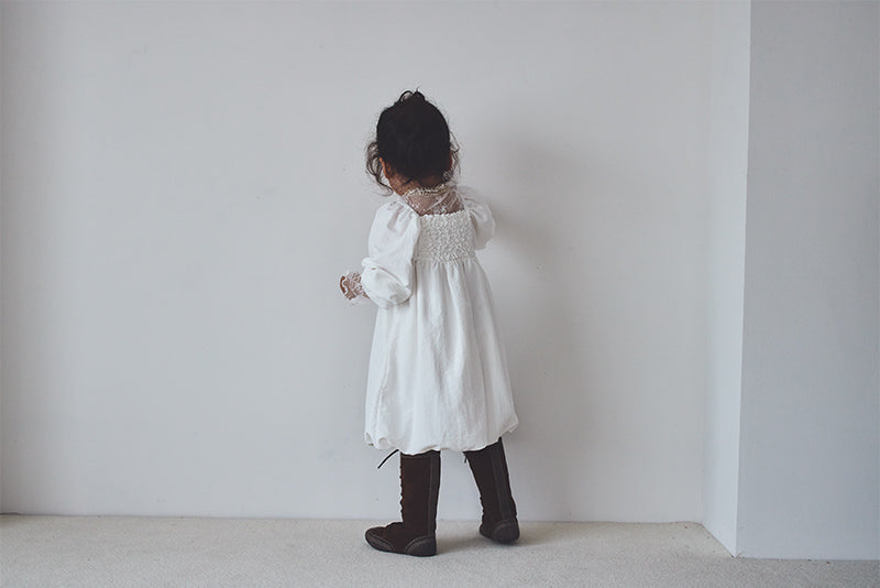 pompadour dress 1 white