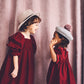 pompadour dress 3 wine