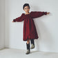 pompadour dress 3 wine