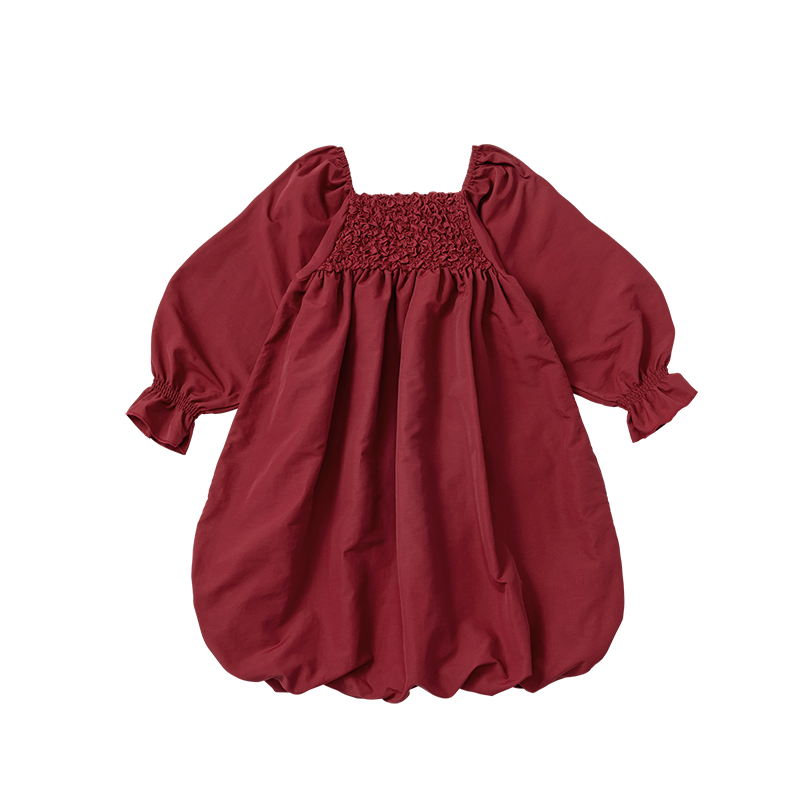 pompadour dress 3 wine