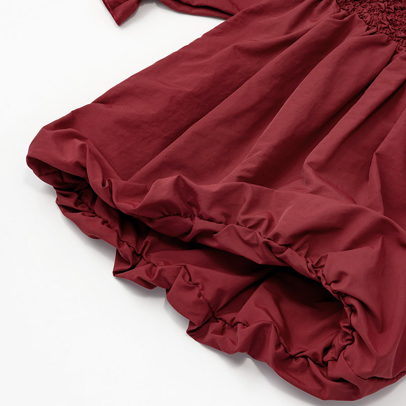 pompadour dress 3 wine