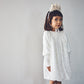 pompadour dress 4 leaf white