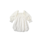 pompadour dress 4 leaf white