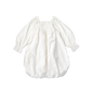 pompadour dress 4 leaf white