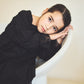 pompadour dress 5 leaf black