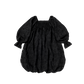 pompadour dress 5 leaf black