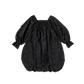 pompadour dress 5 leaf black