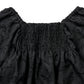 pompadour dress 5 leaf black