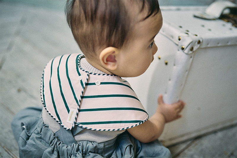 dolce green stripe