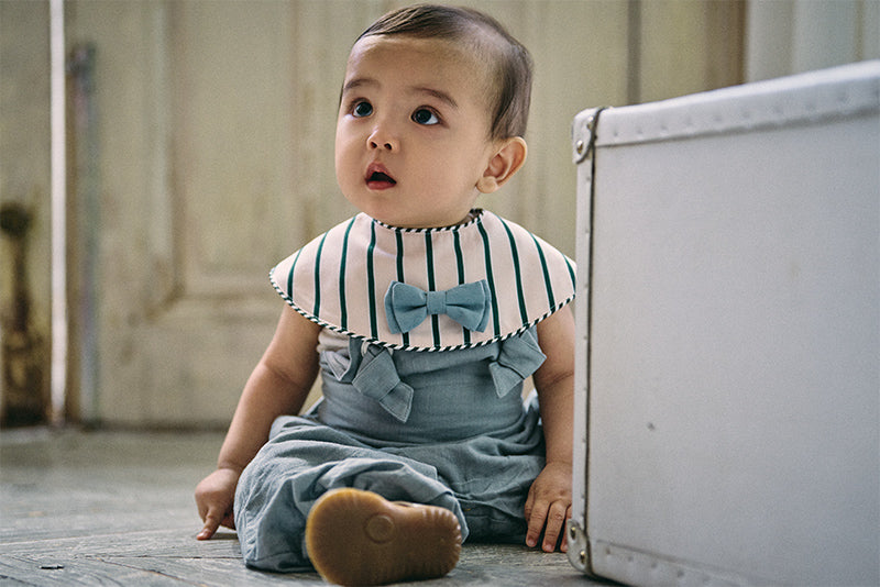 dolce green stripe