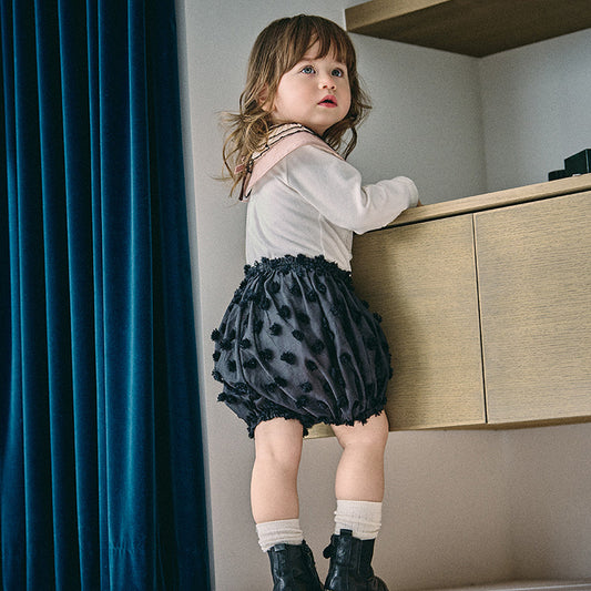 bloomers pompom black