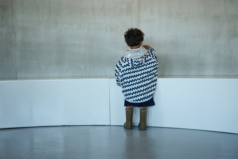 rain poncho gizagiza navy