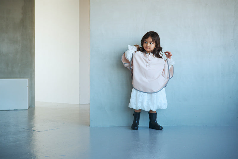 rain poncho pink