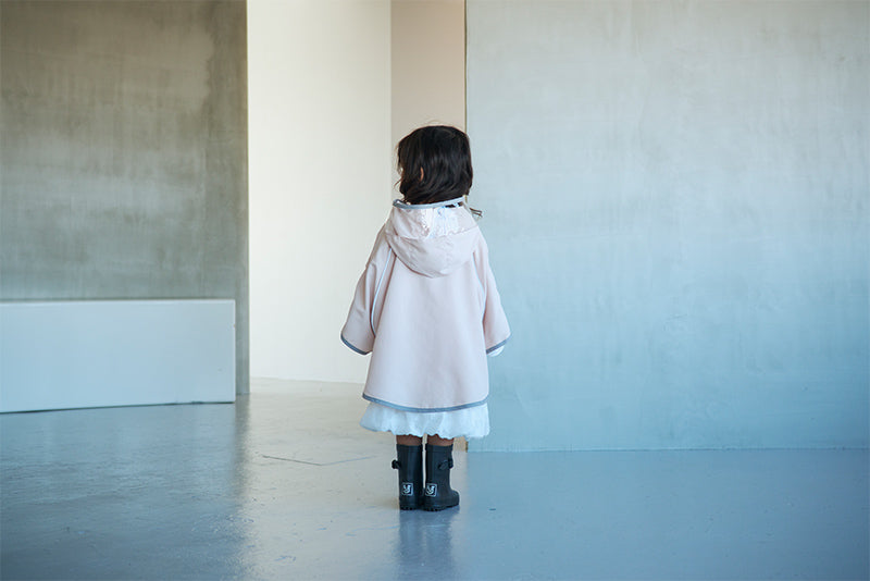 rain poncho pink