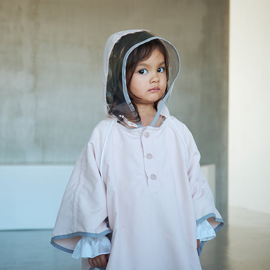 rain poncho pink