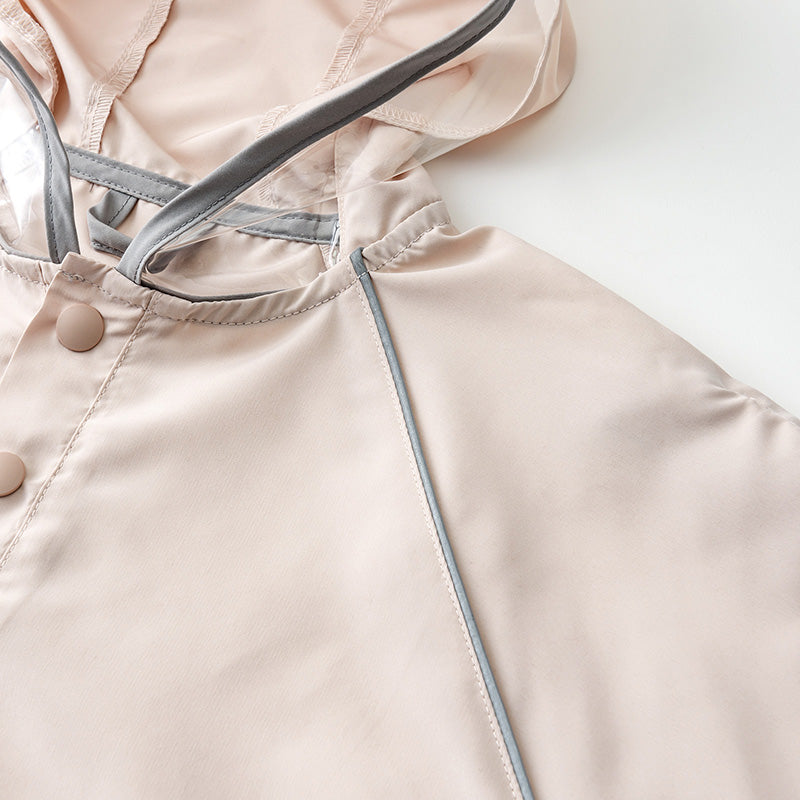 rain poncho pink