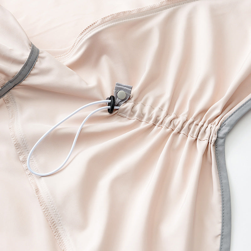 rain poncho pink