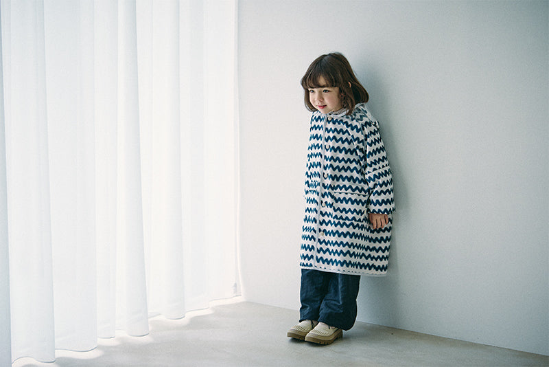 rain coat gizagiza navy