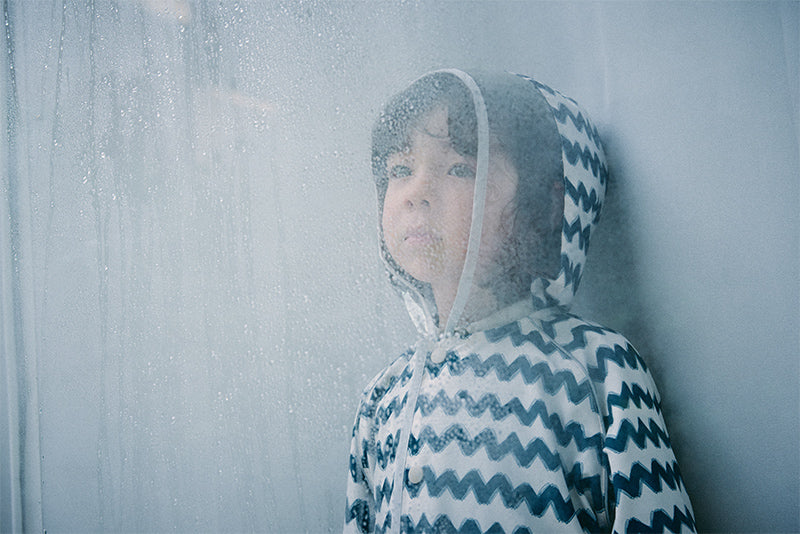 rain coat gizagiza navy