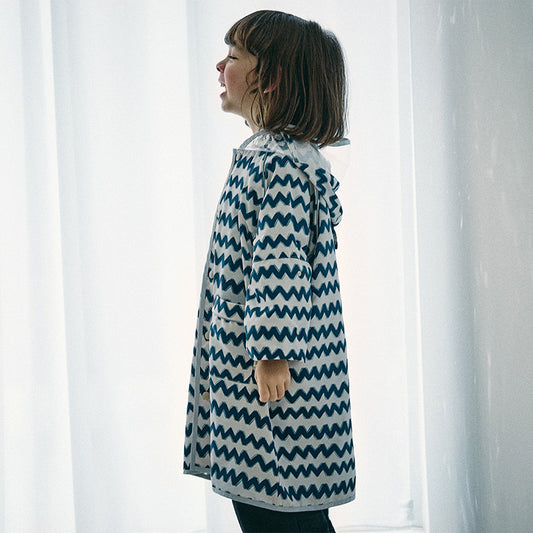 rain coat gizagiza navy