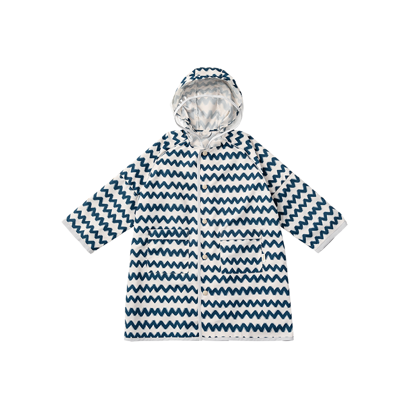 rain coat gizagiza navy