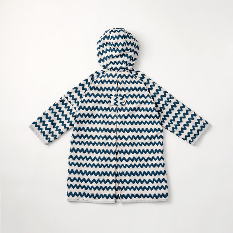 rain coat gizagiza navy