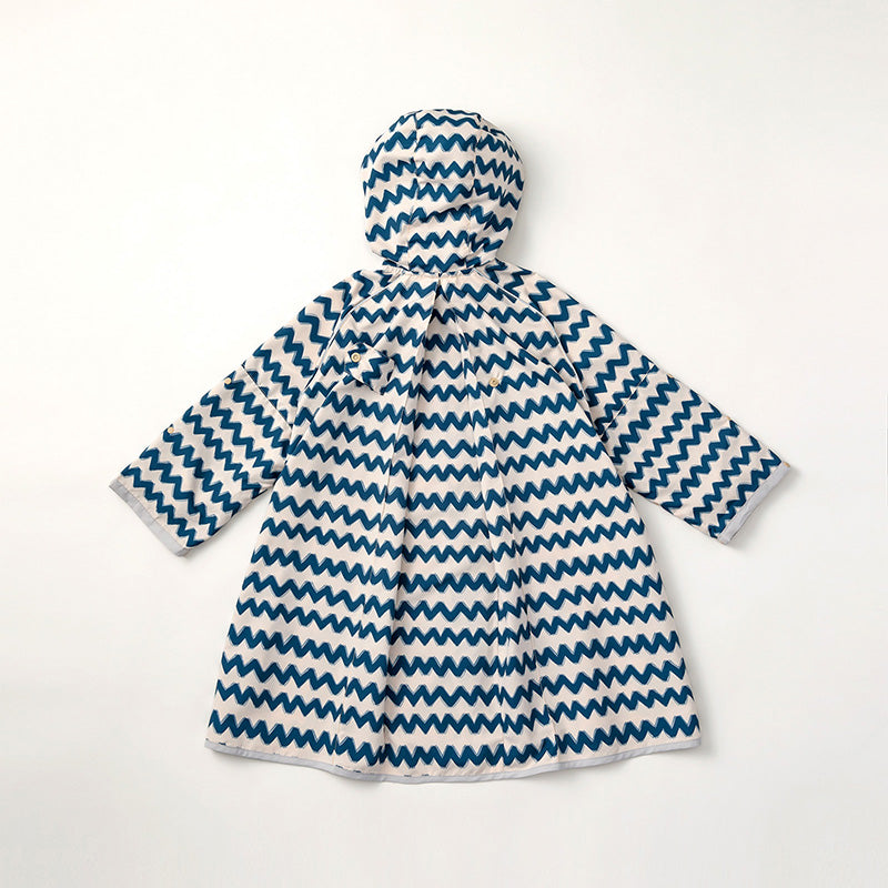 rain coat gizagiza navy