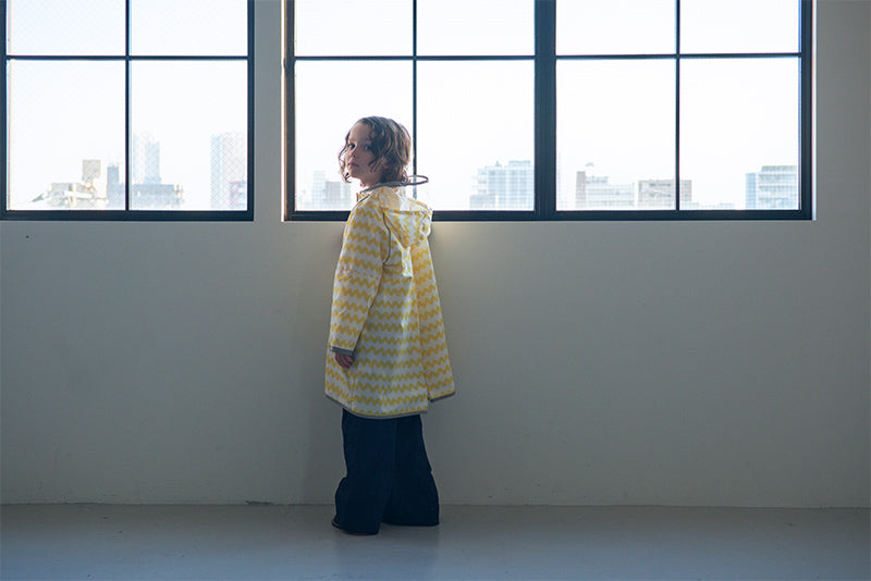 rain coat gizagiza yellow