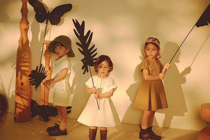 safari dress white