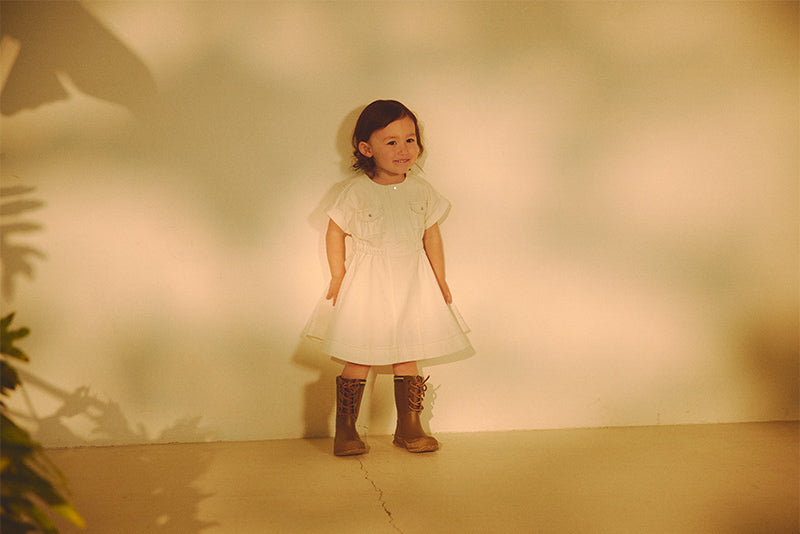 safari dress white