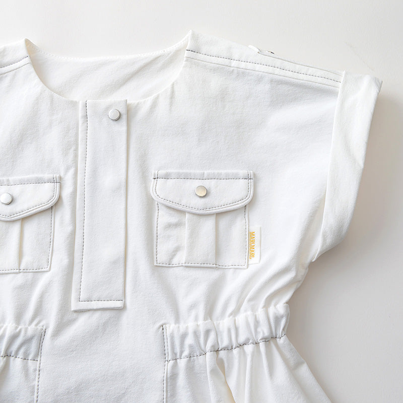 safari dress white