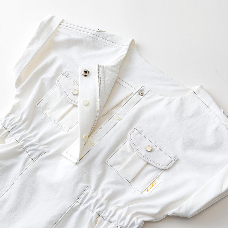safari dress white